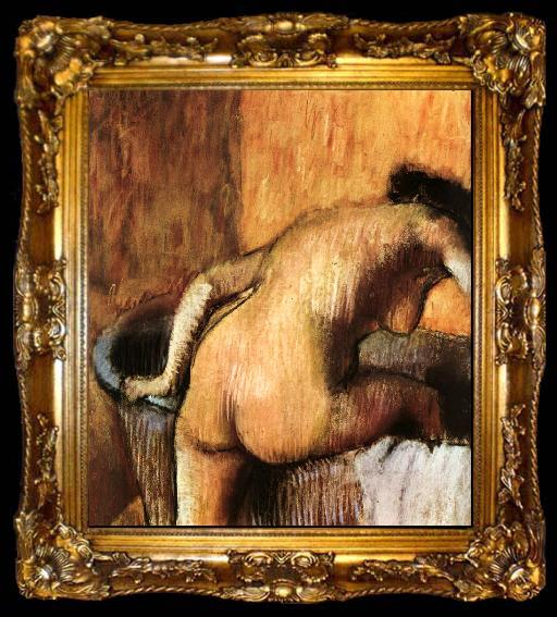 framed  Edgar Degas The Morning Bath_l, ta009-2